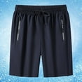 2Pack,2024 Summer Men's Casual Baggy Shorts Breathable Ice Silk Quick
