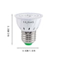 thumbnail image 3 of Bombilla LED para cultivo de plantas E27 - Luz roja y azul de espectro completo para plantas de interior, suculentas y plántulas, 3 of 8
