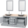 thumbnail image 5 of Wyndham Collection Wcv800080doyivm24 Acclaim 80" Double Vanity Cabinet Set, 5 of 7