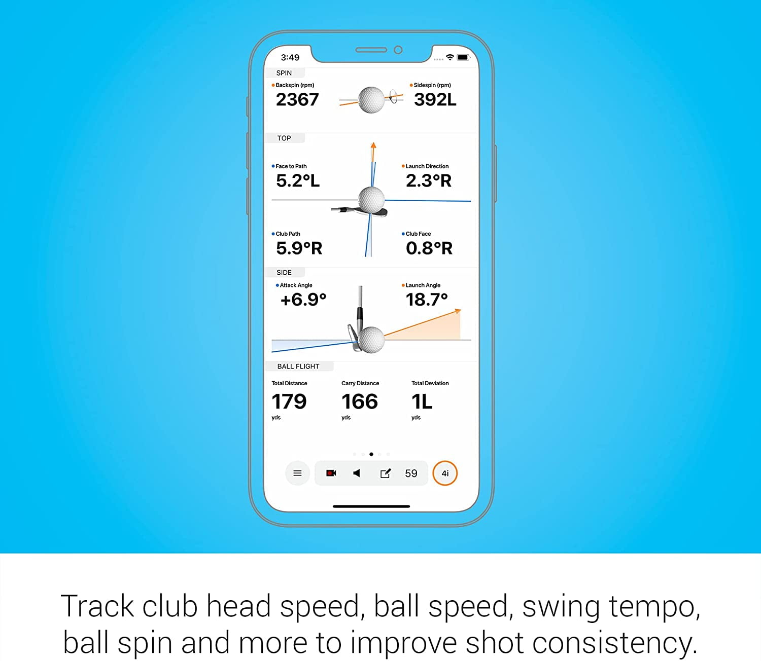 Garmin Approach R10, Portable Golf Launch Monitor, Take Your Game Home, Indoors or to The Driving Range, Up to 10 Hours Battery Life with 6Ave Travel & Cleaning Kit