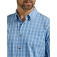 thumbnail image 3 of Wrangler Authentics Men's Short Sleeve Classic Plaid Shirt, Rivera, 3X-Large, 3 of 3