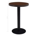 thumbnail image 5 of Mesa bistró VidaXL MDF marrón oscuro 50 cm, 5 of 5