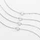 thumbnail image 5 of Pulsera Ursteel Initial K Dainty Silver 15+ ajustable 20 cm, 5 of 6