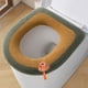 thumbnail image 1 of Asiento de Inodoro para El Hogar Engrosado con Asa, Juego de Inodoro Lavable de Invierno con Anillo de Inodoro, Asiento de Inodoro de Punto, 1 of 6