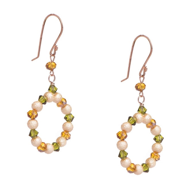 Aretes con Cristal Preciosa en Aleación con Oro 18k Jands Jands Joyeria y Moda JA-205-A 01 CAM