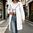 thumbnail image 6 of QQZ 2026 Fall Long Zip Up Hoodie Jacket Coat For Women, Oversized Full Zip Long Sweatshirt For Women, 6 of 9