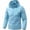 Blue, variant on Big & Tall Men's Packable Lightweight Nylon Windbreaker Sun Protection Tropical Leaf Full Zip Hooded Jacket with Zip Pockets for Travel Hiking Fishing