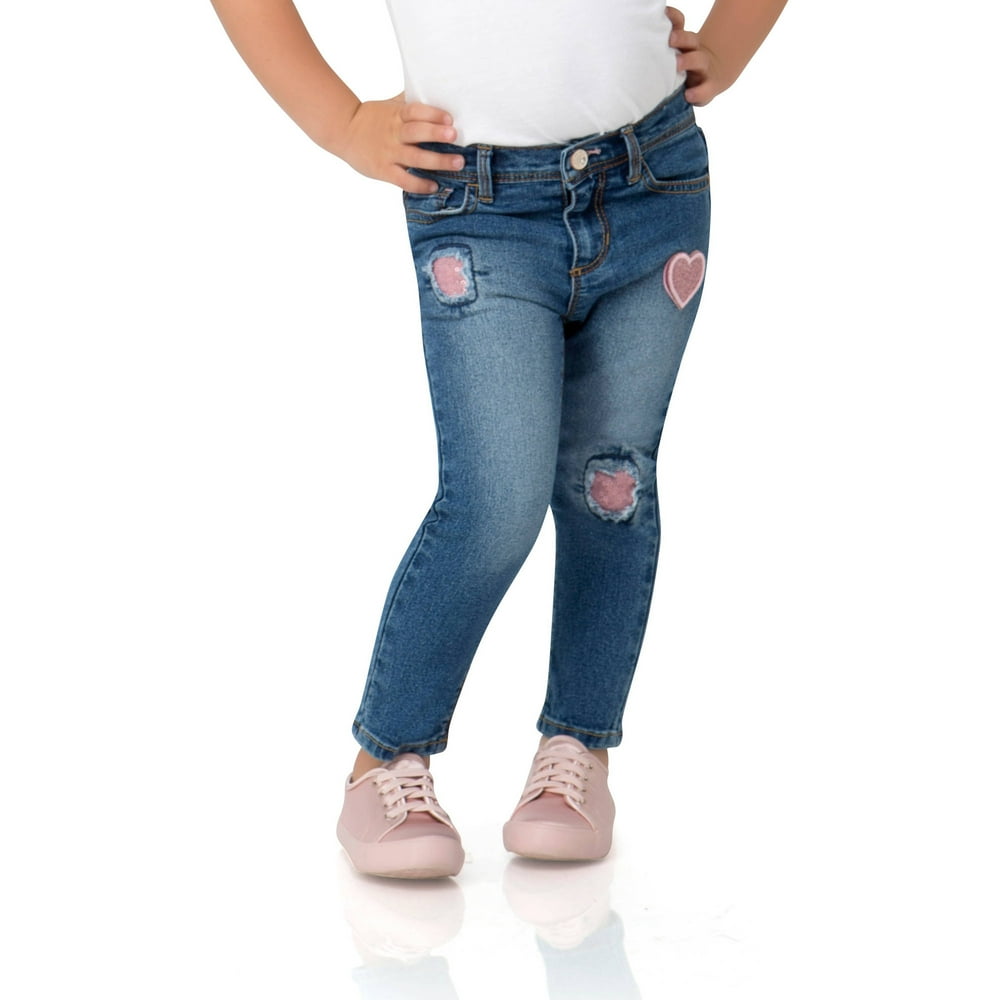 Jordache Toddler Girl Sequin Patch Denim Skinny Jeans
