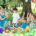 thumbnail image 4 of 50Pcs Green Paper Plates - 9\u201d Light Green Paper Plates Round Bulk Dinner Plates for Spring Summer Daily Use Holiday Picnic Celebrations Sage Green Birthday Party Decorations, 4 of 7