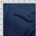 thumbnail image 2 of oneOone Cotton Jersey Navy Blue Fabric Diamond Shape Small Craft Projects Decor Fabric Printed By The Yard 58 Inch Wide, 2 of 4