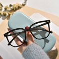 Trendy Antiblue Light Myopia Glasses Women Men Minus Diopter Eyewear