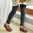 thumbnail image 2 of KAUOD Kids Girls Knit Footless Tights Toddler Baby Fleece Warm Pantyhose Leggings Plain Stretchy Ballet Dance Stocking, 2 of 7