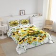thumbnail image 2 of Frog Boys Kids Comforter Set Full Size,Rústico Amarillo Girasol Floral Edredón Set, 2 of 7
