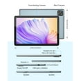 thumbnail image 3 of Android 14 Tablet 10 inch Tablets with Keyboard, 8GB RAM 128GB ROM 1TB Expand,Qcta-Core,8000mAh Battery,5G Wi-fi 6, 2MP+8MP Dual Camera,Bluetooth5.0,Gray, 3 of 11