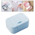 thumbnail image 3 of Jabonera,Jabonera portátil de viaje con tapa para baño,Soporte para barra de jabón con protector de esponja para ducha,Escuela de gimnasia de jabonera impermeable sellada,Camping Senderismo, 3 of 9