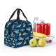 thumbnail image 5 of Fotbe Cartoon Surfer Sharks Bolsa Térmica con Estampado y Forro de Aluminio Grueso Bolsa de Almuerzo con Bolsillo Frontal para Hombres y Mujeres, Ideal para Trabajo, Escuela, 5 of 8