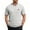 Gray, variant on Mens Quick Dry Textured Herringbone Knit Breathable T Shirts Fashion Summer Running Short Sleeve Casual Crew Neck Tops Beige XL