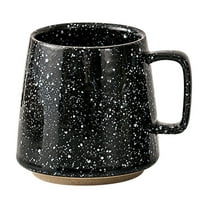 Tunhigl Japanese-Style Ceramic Coffee Mug 13oz - Insulated, Ergonomic, & Wide-Mouth Design for Hot & Cold Beverages