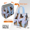 thumbnail image 3 of German Shepherd Insulated Lunch Bag for Women & Adults,Large Portable Soft Cooler Lunch Bag,Thermal Food Storage Tote with Pearl Cotton,8.66L,8.75x5.75x9.5 Inch, 3 of 6