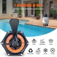 thumbnail image 4 of KFFKFF Sand Filtration Device, 16-inch, Capable of 35 GPM Flow Speed, Suitable for Above and Inground Swimming Pools, Sand Filtration System with 7-Function Multi-Port Valve, 4 of 9