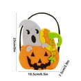 thumbnail image 3 of Nonwoven Pumpkin Halloween Candy Bags for Trick-Or-Treating and Party Supplies with Cute Designs and Functional Use, 3 of 6