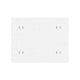 thumbnail image 2 of Rack de almacenamiento de pared sin pinchazo para tablero perforado Organizador de plástico de 16,7" x 13" con cesta de desagües y ganchos, montado en la pared para cocina, baño, garaje, oficina, 2 of 6