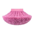 thumbnail image 1 of EnJoCho Tutu Skirt For Girls Toddler Thick And Fluff𝗒 Girls' Skirt Ruffle Ruffled Girls' Gr𝖺dient Skirt Daily School Festival Wear Birthday Outfits For Girls, 1 of 9
