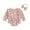 Pink, variant on Suealasg Infant Girl Fall Onesie Bodysuits Baby Valentine's Day Clothes 3M 6M 12M 18M Newborn Long Sleeve Heart Print Button Jumpsuits for Boys Girls Headband