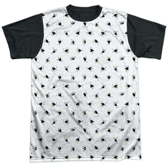 Johnny Bravo - Bravo All Over - Short Sleeve Black Back Shirt - XX-Large