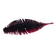 thumbnail image 4 of Señuelo de pesca suave con gusanos, simulación de señuelos, suministros prácticos, larvas de gusanos para trucha. Rojo Negro, 4 of 9