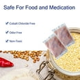 thumbnail image 5 of Livease 30 Gram 10 Packets Silica Gel Desiccants, Rechargeable Food Safe Silica Gel Packets, 5 of 7
