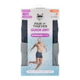 thumbnail image 2 of Pair of Thieves Men's Quick Dry Boxer Briefs, 2-Pack, 2 of 4