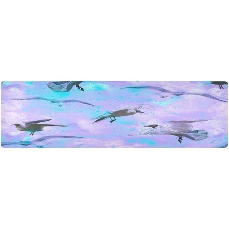 

GZHJMY 11.8 x 39.4 Trivet Table Runner Heat Resistant Waterproof Table Decorative Hot Plates Mat Table Protector for Hot Dishes and Pots Birds