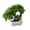 Green, variant on Crescent Lotus Simulation Plant Potted Grass Ball Bonsai Small Tree Home Decoration Flower Ornaments