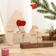 thumbnail image 4 of Adorno de oso de madera personalizado: escultura de oso personalizada con 2 a 6 nombres de familia, regalo de decoración del hogar para mamá, abuela, papá (4 nombres), 4 of 7