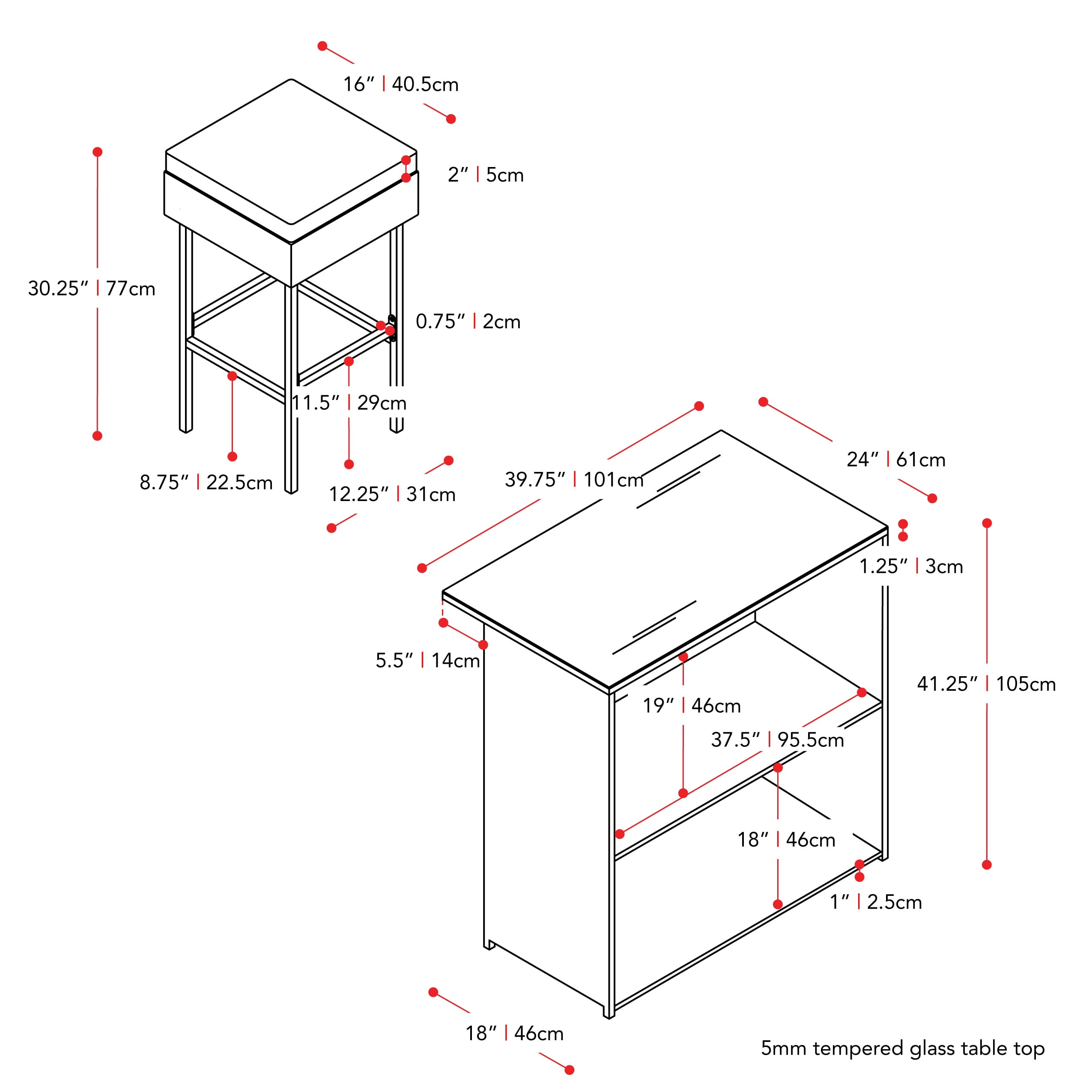 CorLiving Parksville 3-Piece Stylish and Durable Resin Wicker and Steel Patio Bar Set with Barstools with Cushions, Black/Grey
