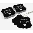 thumbnail image 5 of Inkdotpot Ready To Pop Baby Shower Bottle Tag Real Silver Foil Favor Bracket Shape Hang Tags Pack Of 50, 5 of 7