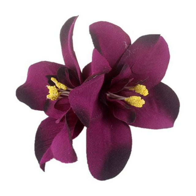 Funicet Fleurs pour Cheveux, Accessoires pour Cheveux à Fleurs, Épingle à Cheveux Double Fleur Style Bohème Tête Épingle à Cheveux Fleur Simulée Accessoires pour Cheveux