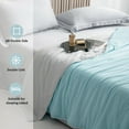 thumbnail image 4 of Air Condition Comforter for Summer Pure Color Ice Silk Cooling Blanket Lightweight and Smooth Twin/King Size Cold Quilt, 4 of 10
