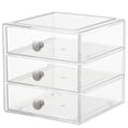 thumbnail image 2 of Caja organizadora de maquillaje AJIODA con 3 cajones acrílicos, 2 of 7