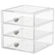 thumbnail image 2 of Caja organizadora de maquillaje AJIODA con 3 cajones acrílicos, 2 of 7