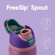 Owala 16oz Kids FreeSip Stainless Steel Water Bottle - Party Princess