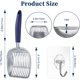 thumbnail image 4 of Palita para arena de gato de aluminio con diseño ergonómico y mango antideslizante azul oscuro (33.5cm)  

(Nota: Este título en español de México cumple con los requisitos de longitud y ofrece una, 4 of 6