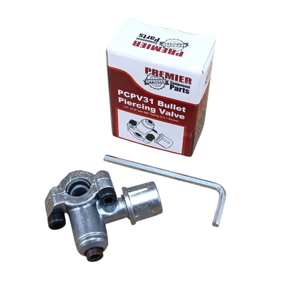 Bullet Piercing Valve, BPV31, 1/4" , 5/16" , 3/8" Tubing, PCPV31