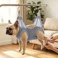 thumbnail image 5 of Tuvgenk Cat Grooming Sling for Bathing & Nail Trimming, Hanging Restraint Bag with Breathable Fabric, Scratch-Proof Support, Size M Gray, 5 of 6