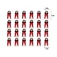 thumbnail image 3 of 24 piezas de figuras religiosas | Muñecas Savior de PVC Clásicas | Recuerdos y decoraciones de la fiesta de Pascua | Multicolor | 3x3.5x1.5 cm Tamaño Cada Uno | Duradero y seguro | Ideal para, 3 of 6