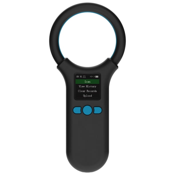 Escáner portátil de chip para animales con pantalla LCD TFT de 1,4 pulgadas.