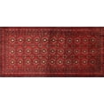 thumbnail image 1 of Ahgly Company Machine Washable Indoor Rectangle Traditional Fire Brick Red Area Rugs, 2' x 5', 1 of 7