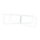 thumbnail image 4 of Soporte plegable para enfriador de equipaje, soporte plegable, soporte resistente para carga de agua Plateado recto, 4 of 9