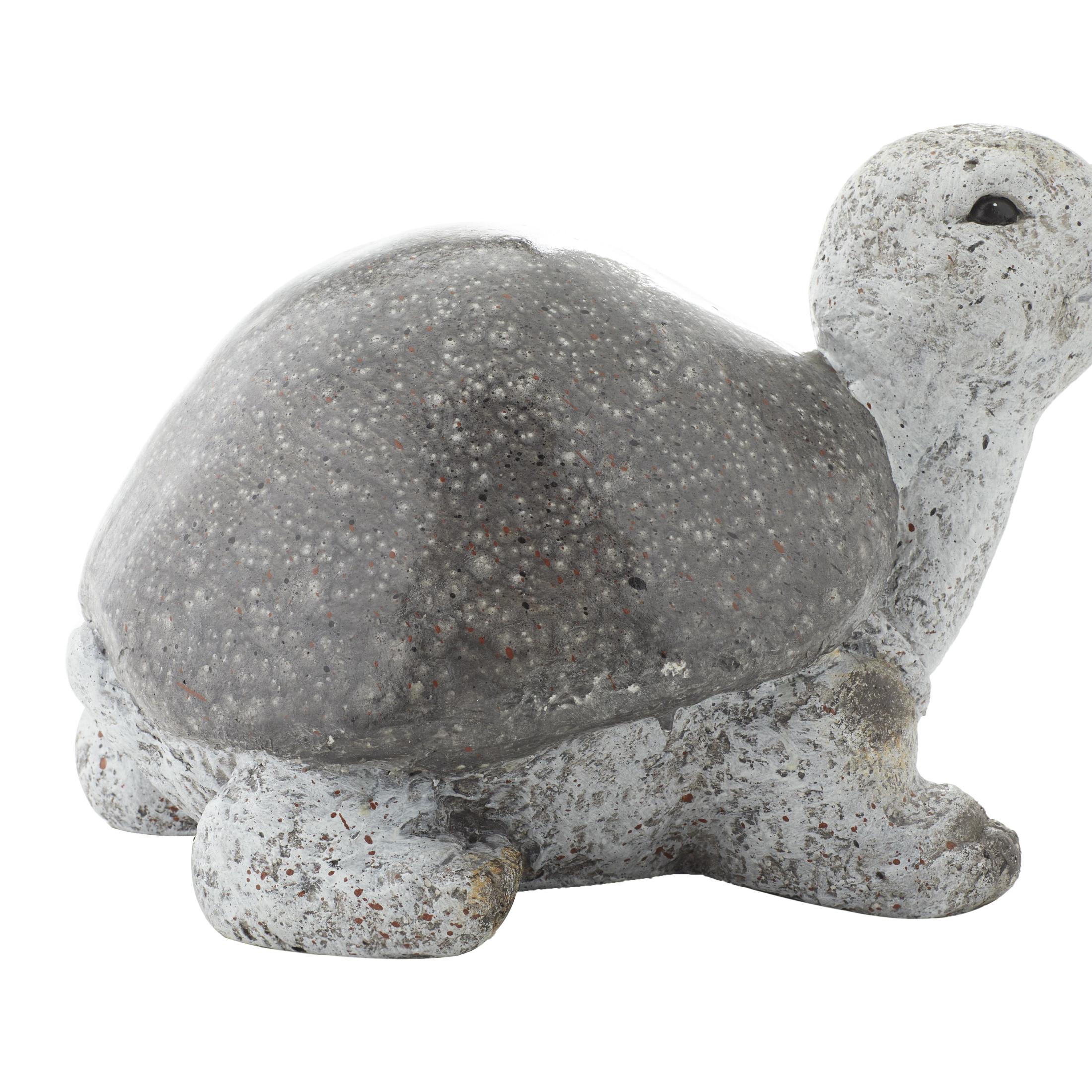 DecMode 10" Indoor Outdoor Turtle Garden Sculpture